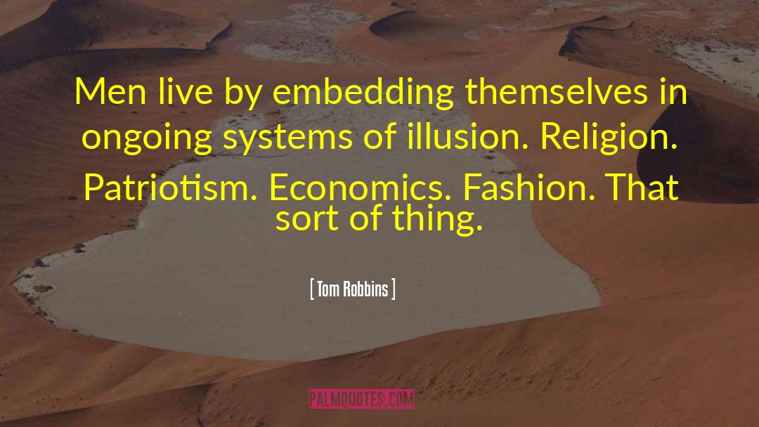 Embedding quotes by Tom Robbins