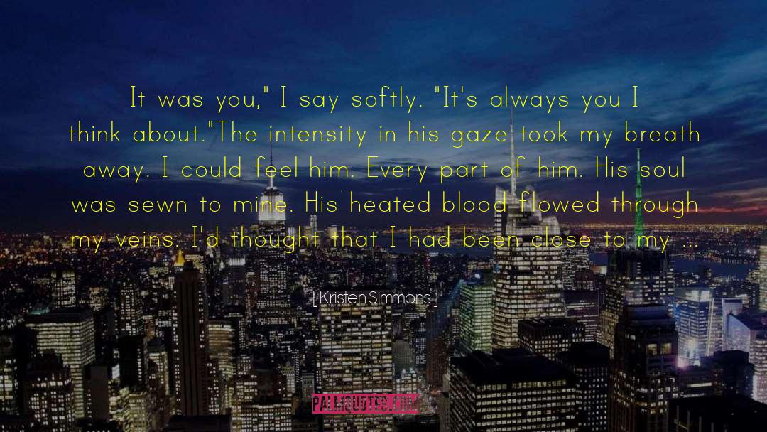 Ember And Chase Flashback quotes by Kristen Simmons