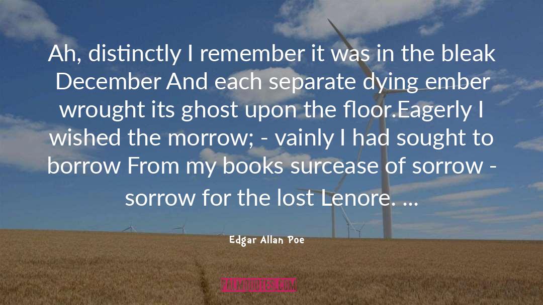 Ember quotes by Edgar Allan Poe