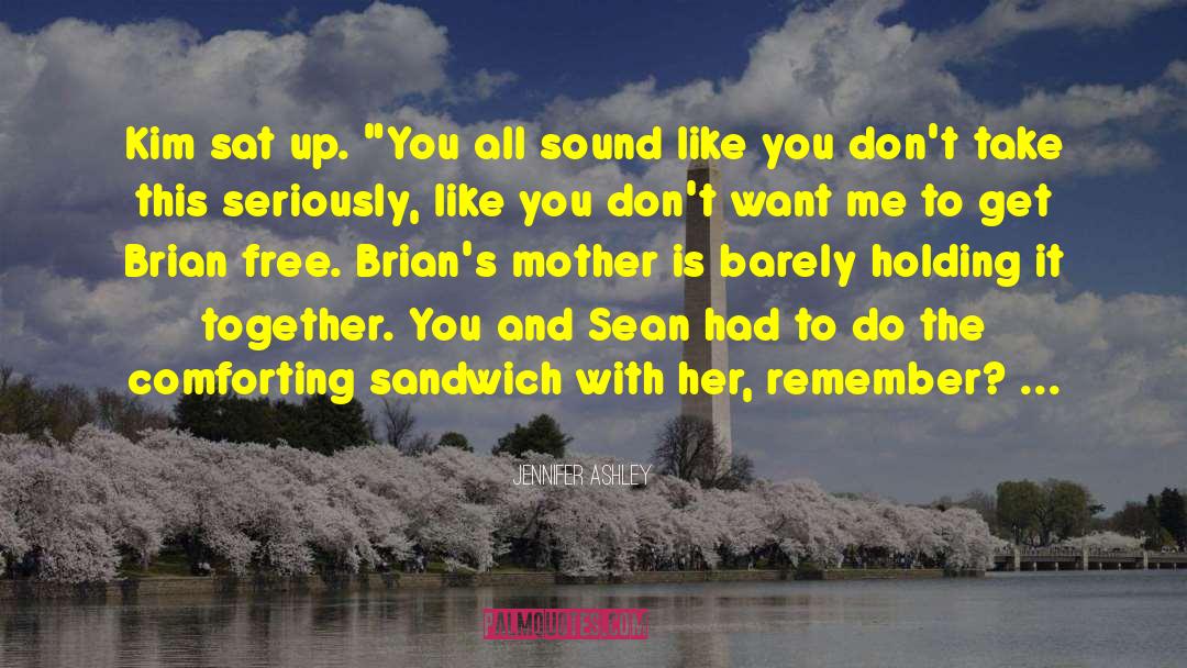Ember To Sean quotes by Jennifer Ashley