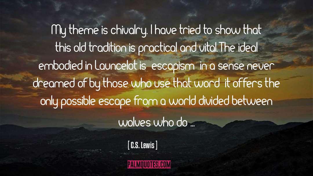 Embodied quotes by C.S. Lewis