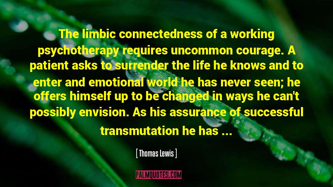 Embodying Psychotherapy quotes by Thomas Lewis