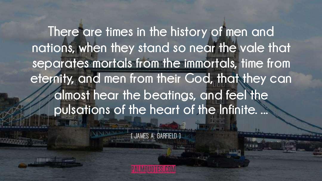 Embrace Eternity quotes by James A. Garfield