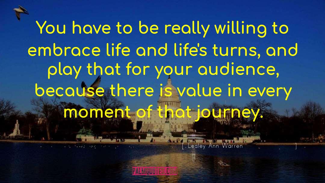 Embrace Life quotes by Lesley Ann Warren