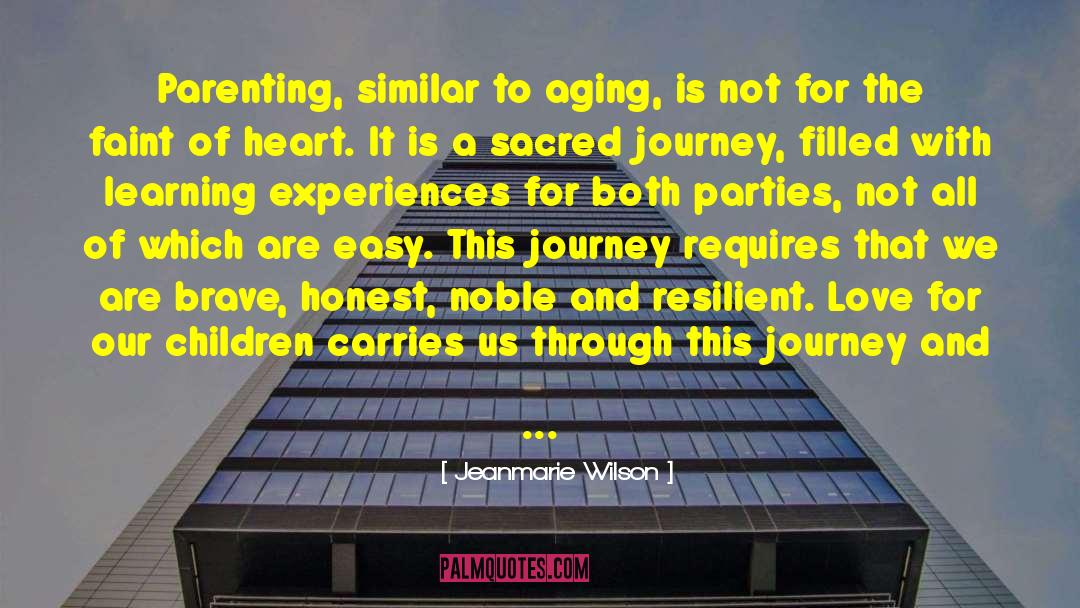 Embrace The Journey quotes by Jeanmarie Wilson