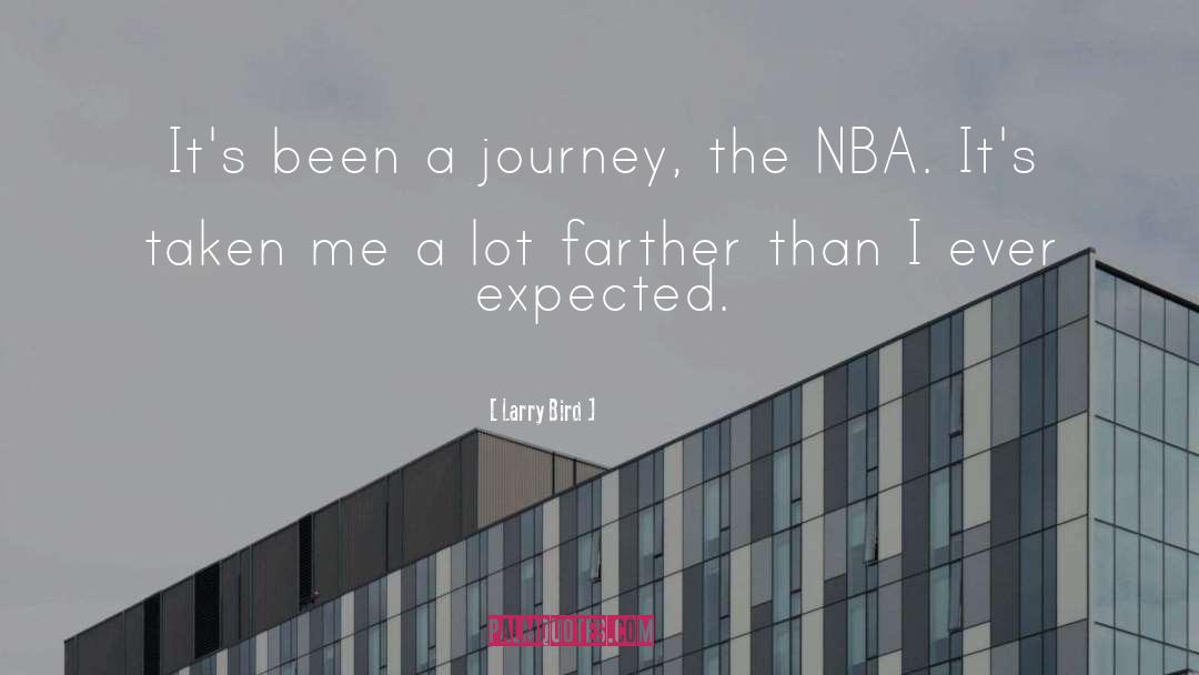 Embrace The Journey quotes by Larry Bird