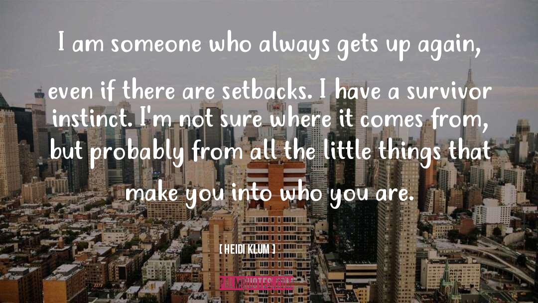 Embrace Who You Are quotes by Heidi Klum