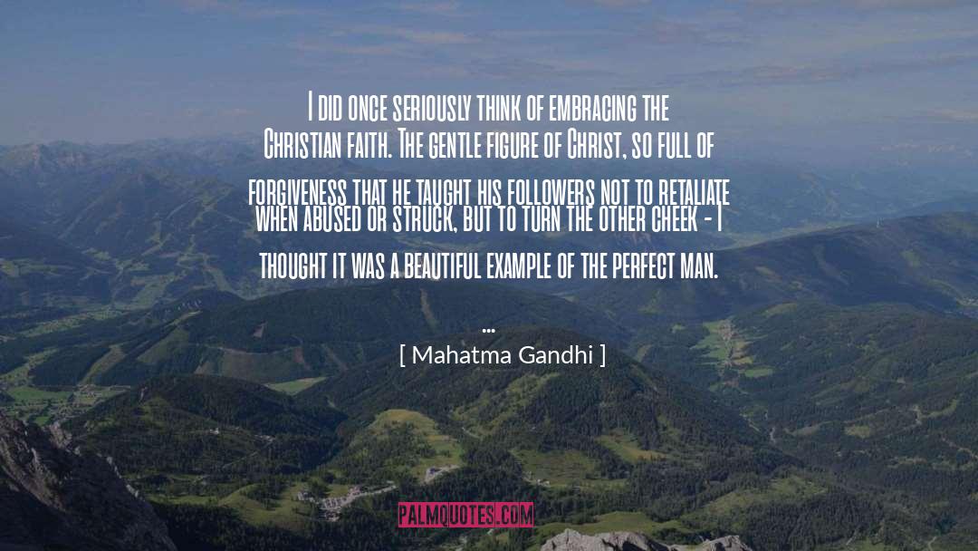 Embracing quotes by Mahatma Gandhi