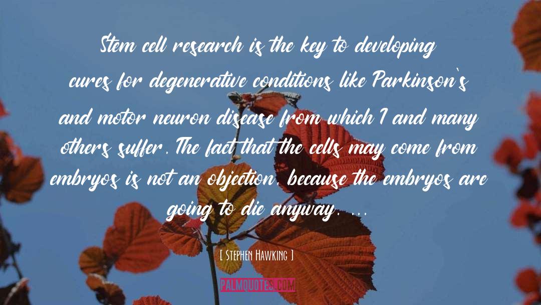 Embryonic Stem Cell Research quotes by Stephen Hawking