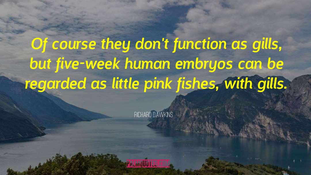 Embyro quotes by Richard Dawkins