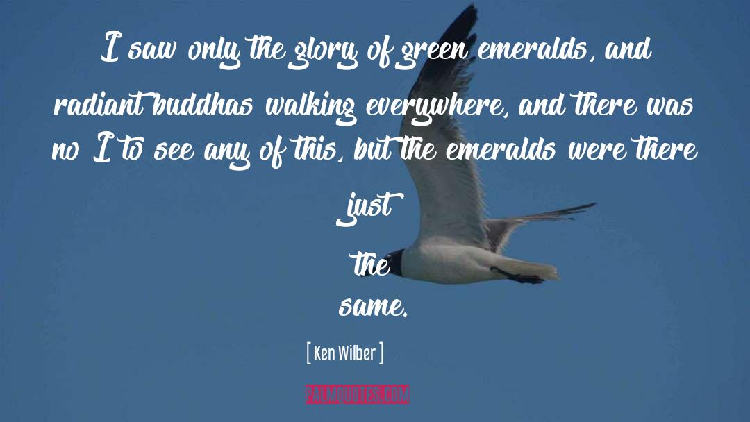 Emeralds quotes by Ken Wilber