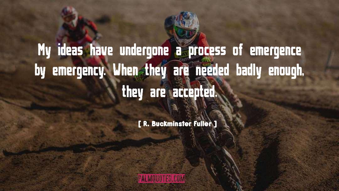 Emergence quotes by R. Buckminster Fuller