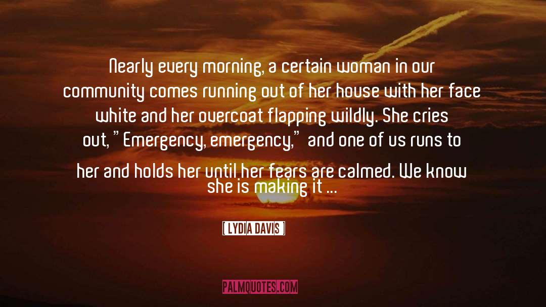 Emergencies quotes by Lydia Davis