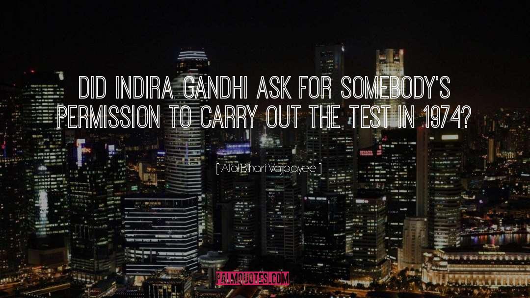 Emergency Indira Gandhi quotes by Atal Bihari Vajpayee