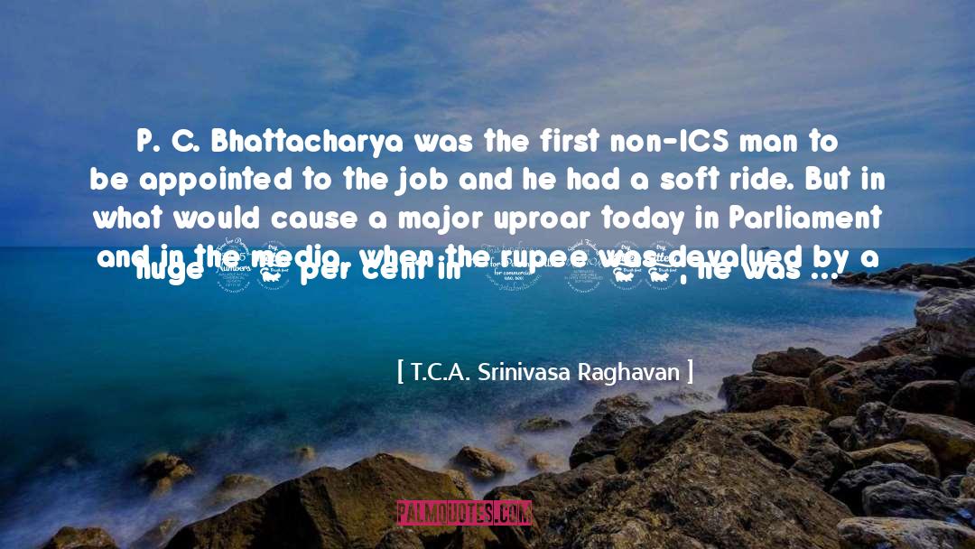 Emergency Indira Gandhi quotes by T.C.A. Srinivasa Raghavan