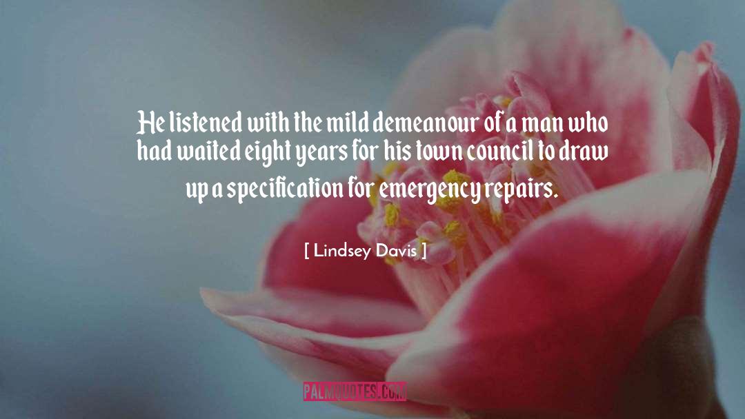 Emergency quotes by Lindsey Davis