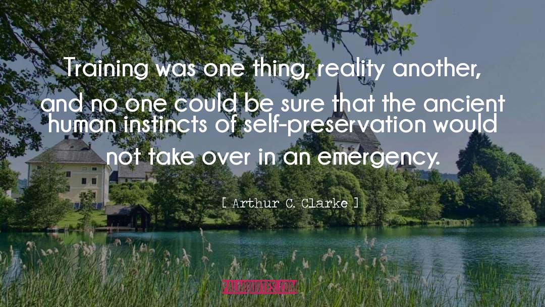 Emergency quotes by Arthur C. Clarke
