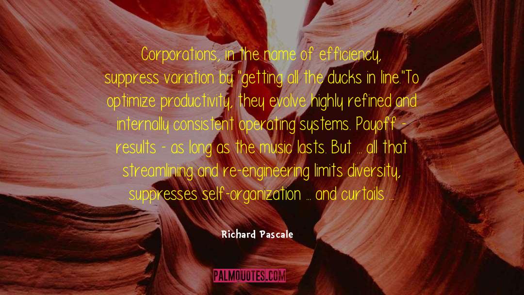 Emergent quotes by Richard Pascale