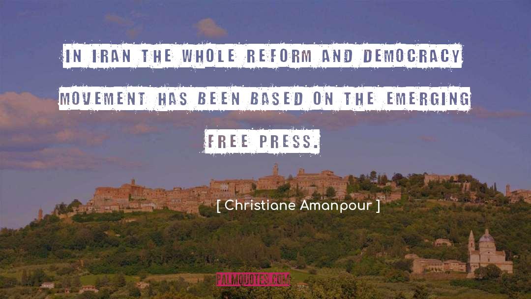 Emerging quotes by Christiane Amanpour