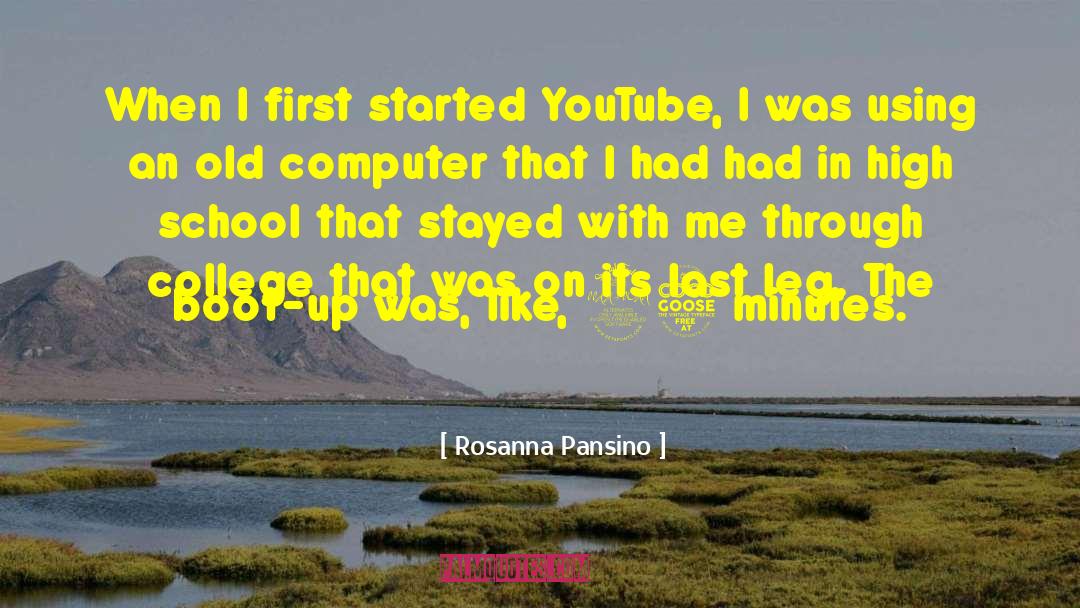 Emerson College quotes by Rosanna Pansino