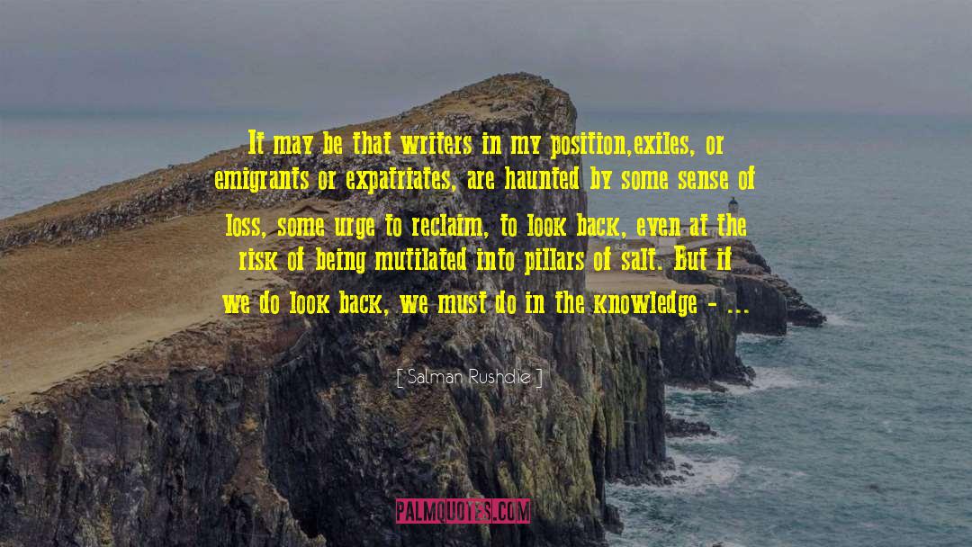 Emigrants quotes by Salman Rushdie