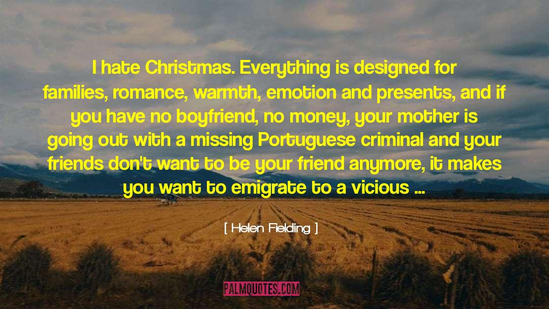 Emigrate quotes by Helen Fielding