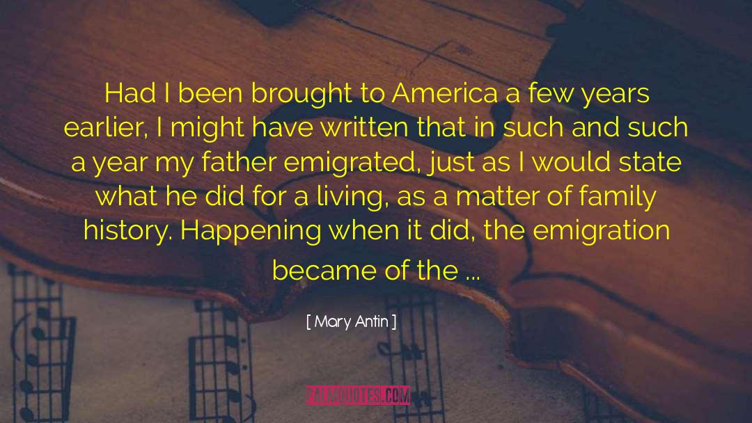 Emigration quotes by Mary Antin