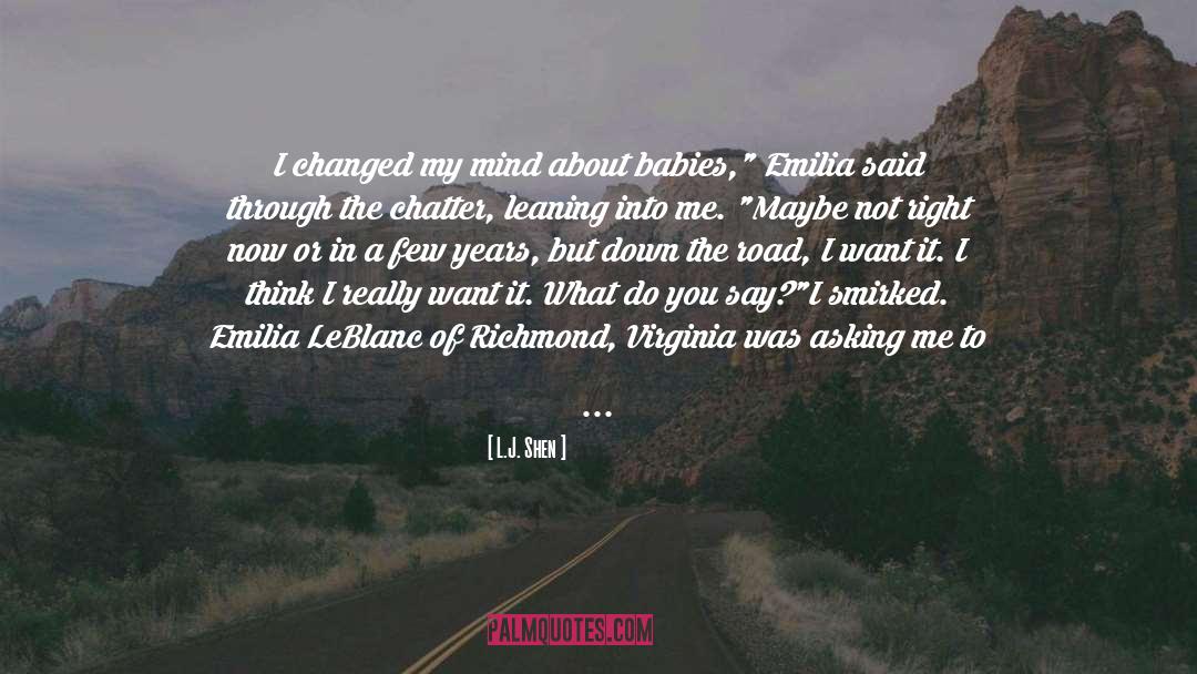 Emilia quotes by L.J. Shen
