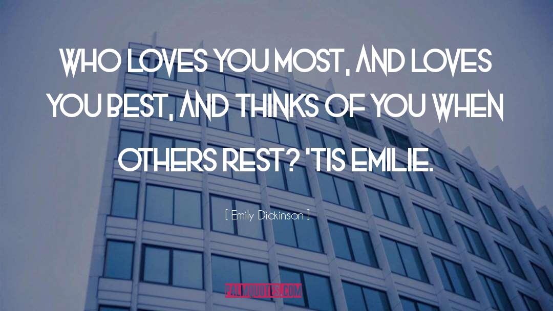 Emilie Loring quotes by Emily Dickinson
