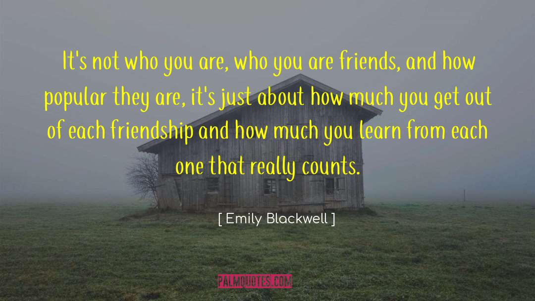Emily And Gavin quotes by Emily Blackwell