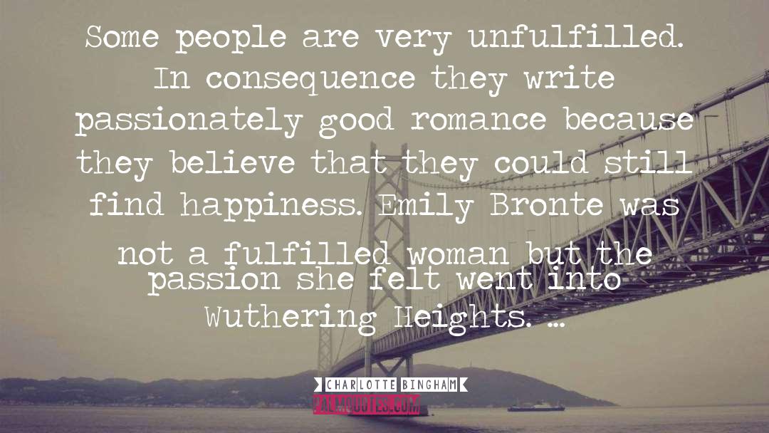 Emily Bronte quotes by Charlotte Bingham