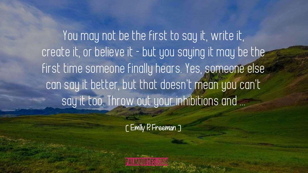 Emily Cooper quotes by Emily P. Freeman