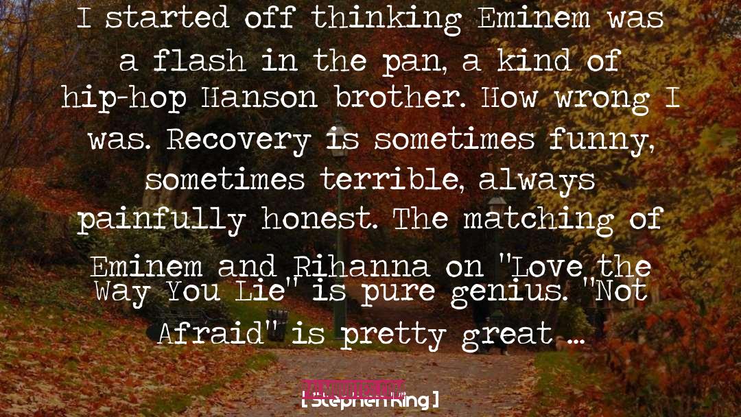 Eminem quotes by Stephen King