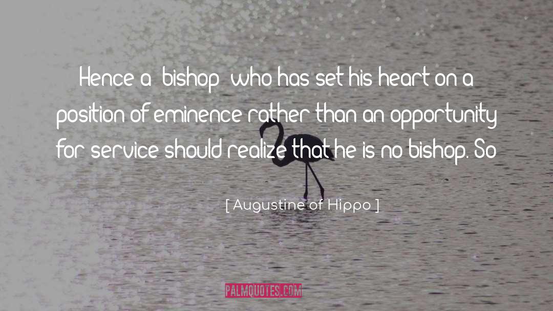 Eminence quotes by Augustine Of Hippo