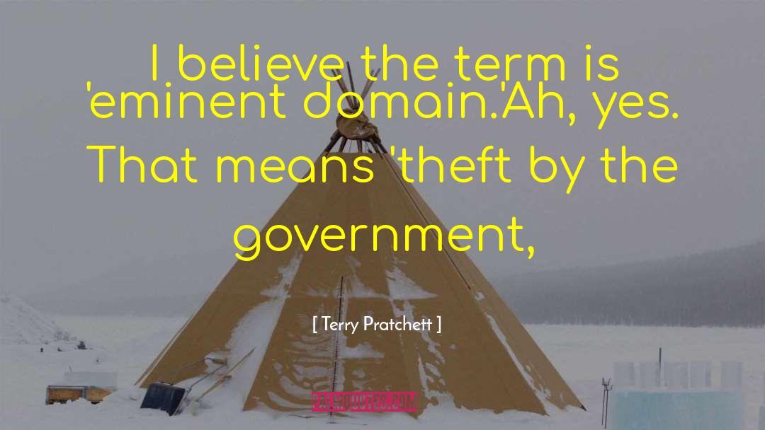 Eminent Domain quotes by Terry Pratchett