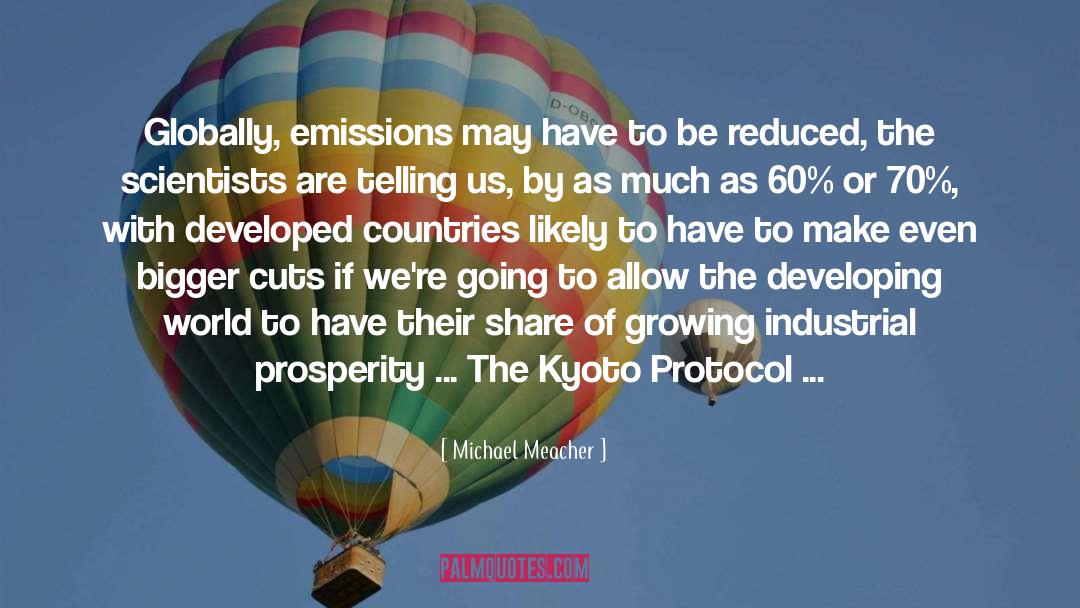 Emission quotes by Michael Meacher