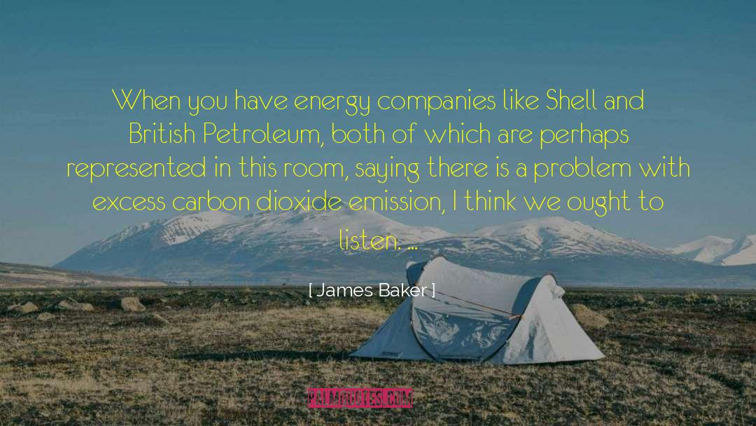 Emission quotes by James Baker