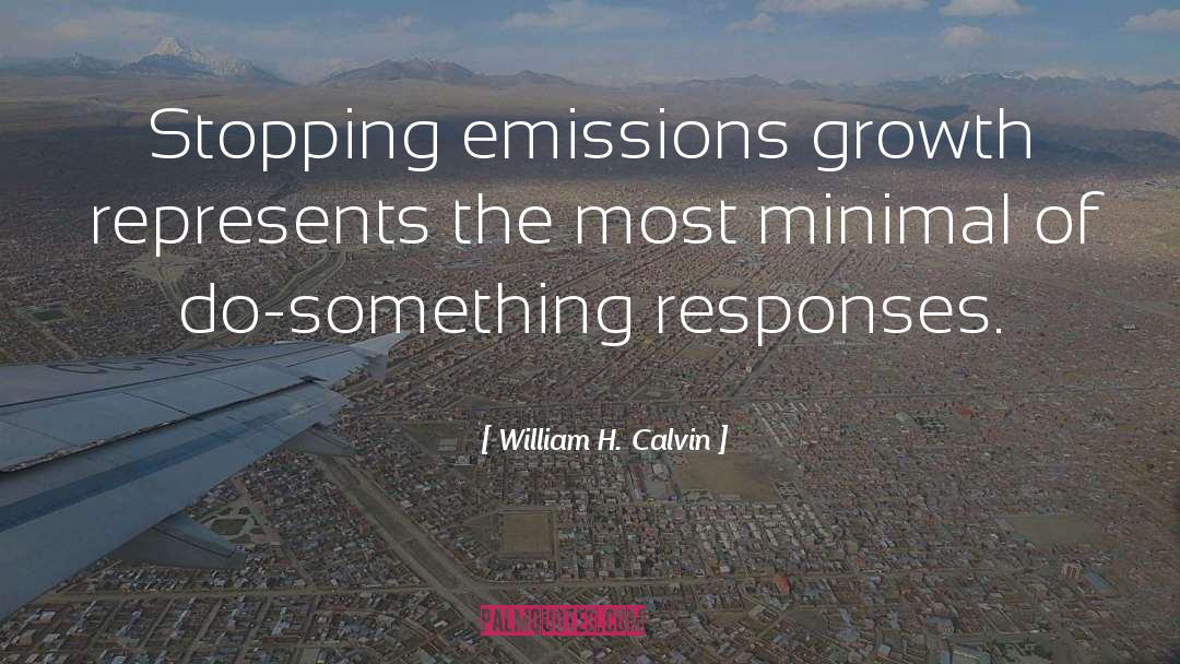 Emissions quotes by William H. Calvin