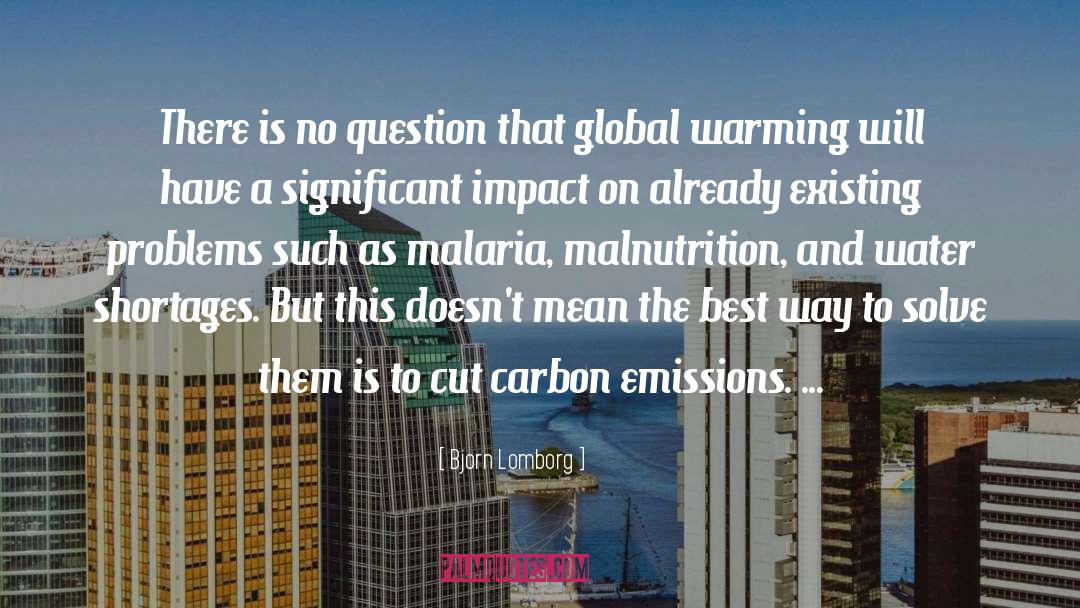 Emissions quotes by Bjorn Lomborg