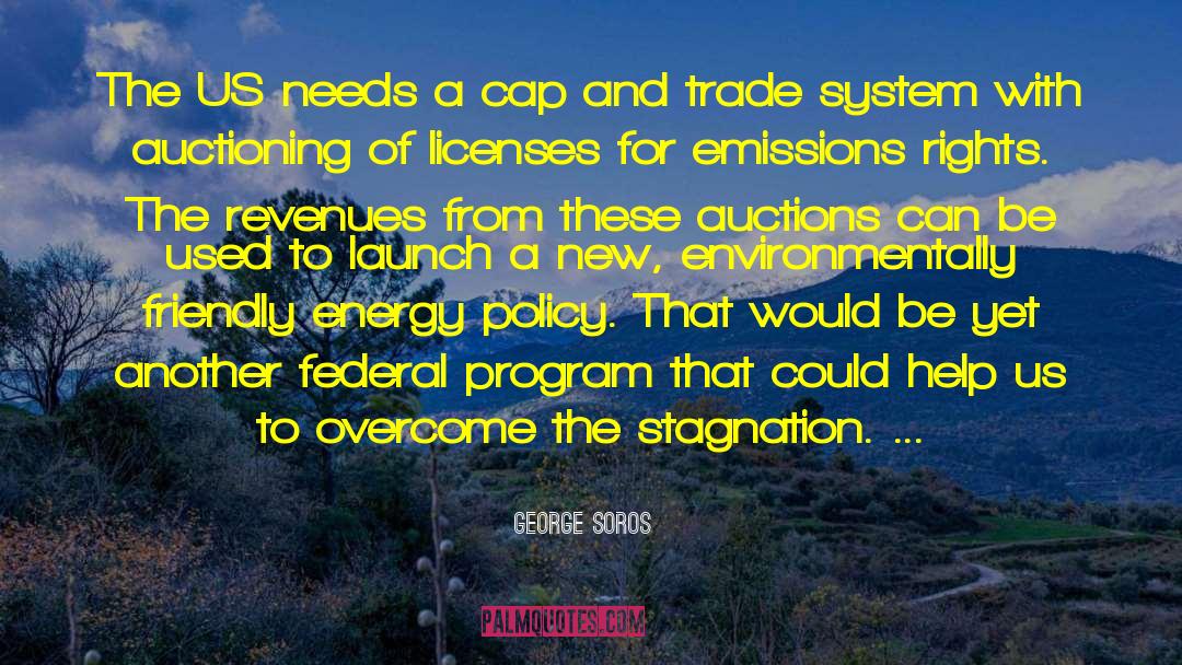 Emissions quotes by George Soros