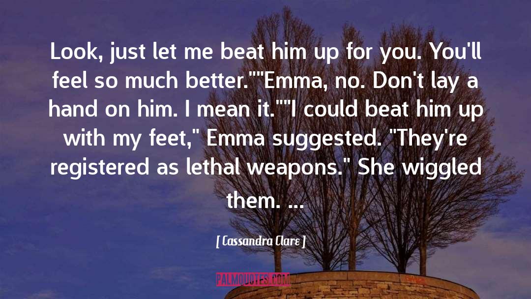 Emma Marshall quotes by Cassandra Clare