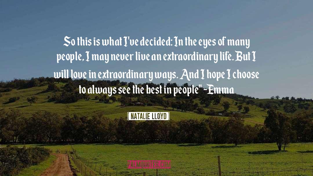 Emma quotes by Natalie Lloyd