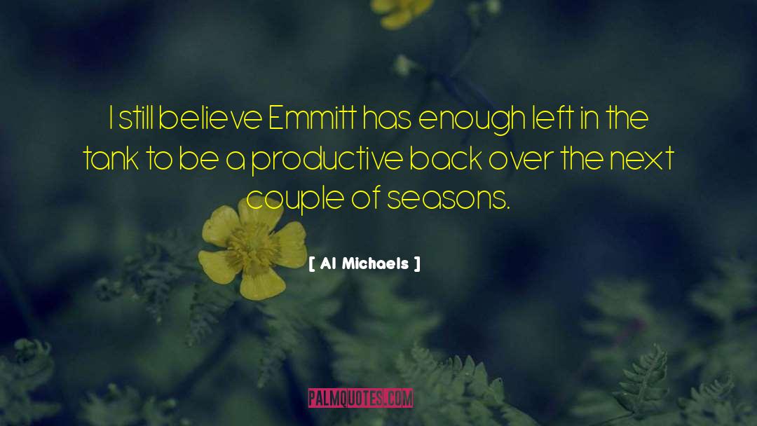 Emmitt quotes by Al Michaels