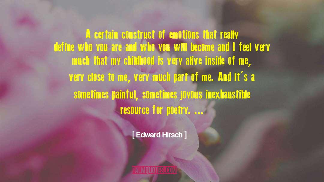 Emotion Abuse quotes by Edward Hirsch
