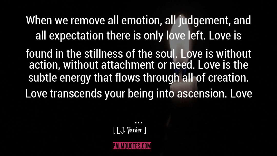 Emotion quotes by L.J. Vanier