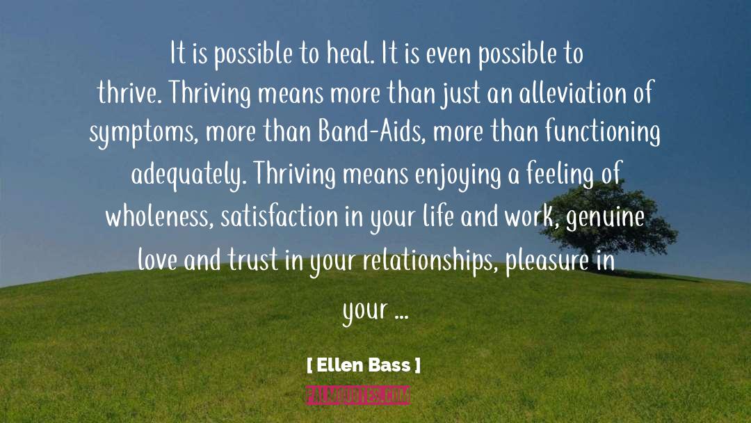 Emotional Abuse Survivor quotes by Ellen Bass