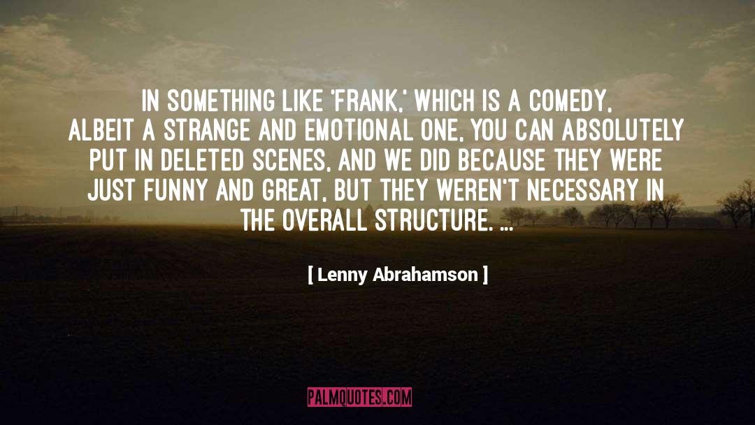 Emotional And Sweet quotes by Lenny Abrahamson