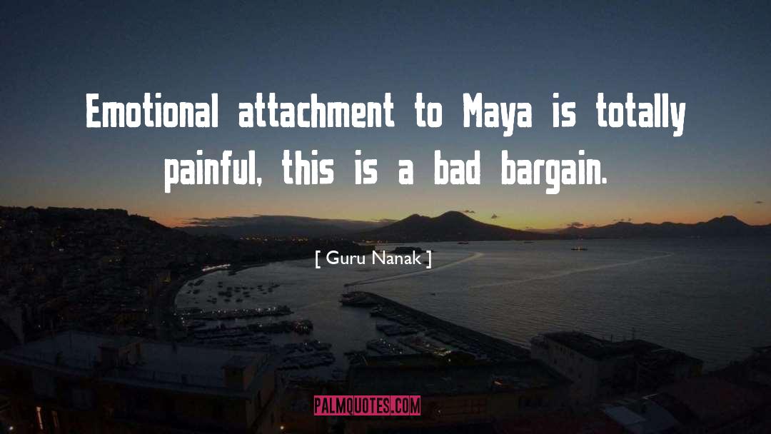 Emotional Attachment quotes by Guru Nanak