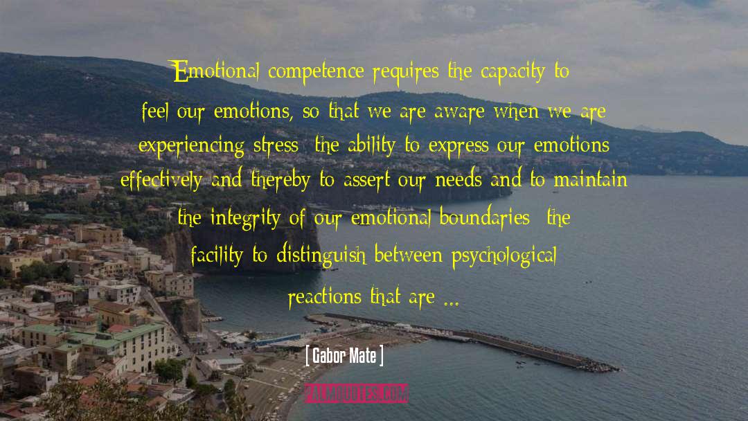 Emotional Boundaries quotes by Gabor Mate