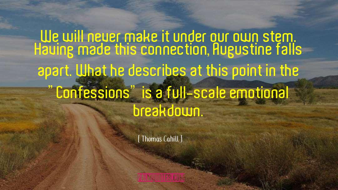 Emotional Breakdown quotes by Thomas Cahill